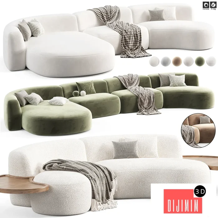 Oze Modular Sofa by Kookudesign - Görsel 1