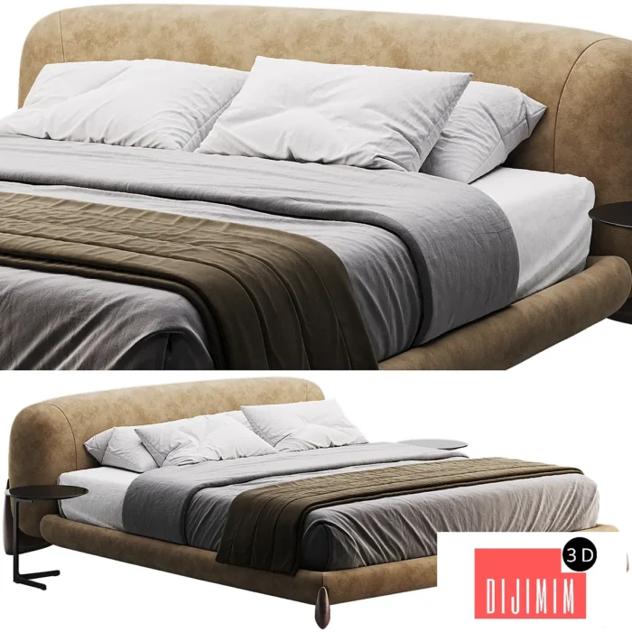 Porada Softbay Bed beige - Görsel 1