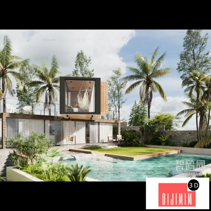 Modern Villa Appearance ID:566128975 - Görsel 1