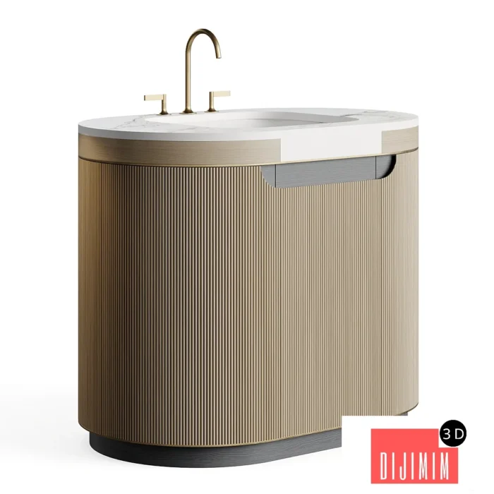 Frato CAPE TOWN Vanity Unit - Görsel 1
