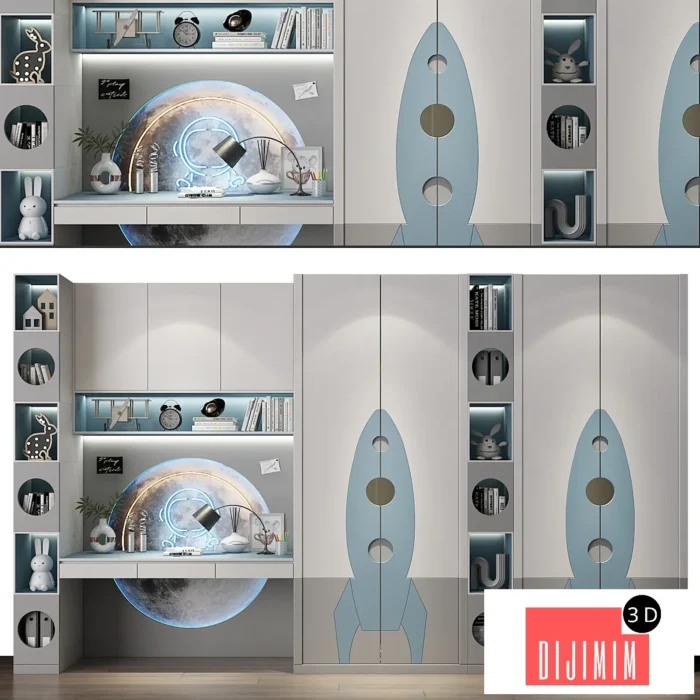 Furniture composition 747 - Görsel 1