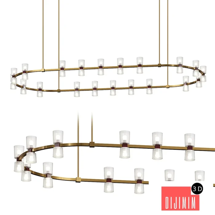 Royal Chandelier 01 031516 by Viabizzuno - Görsel 1