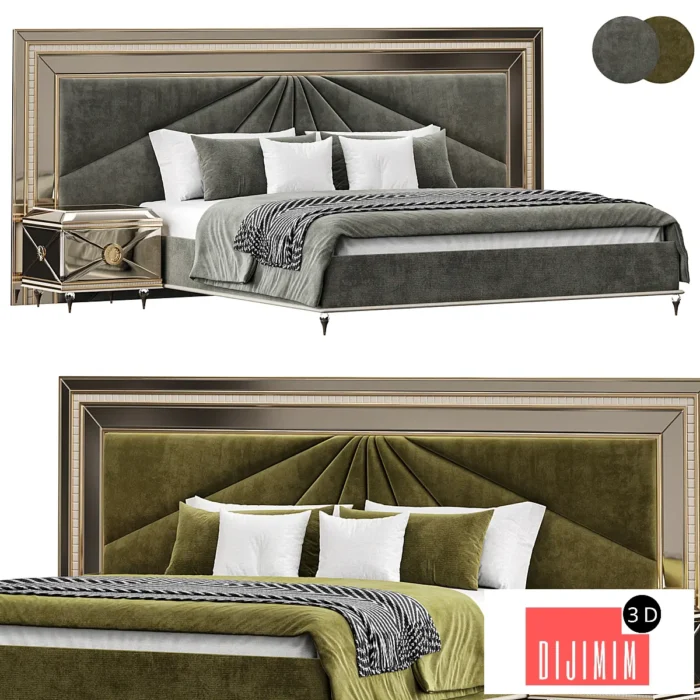 Silva Luxury Bed By Evgor Luxury - Görsel 1