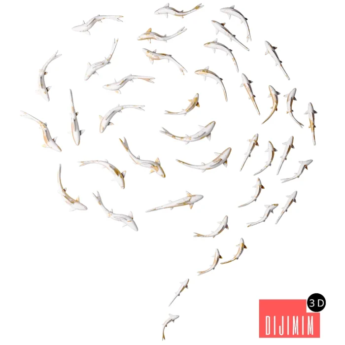 Wall Decor Fish - Görsel 1