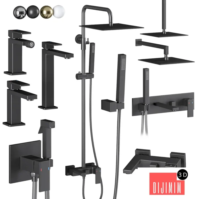 Faucets and showers Boheme Qubic set - Görsel 1