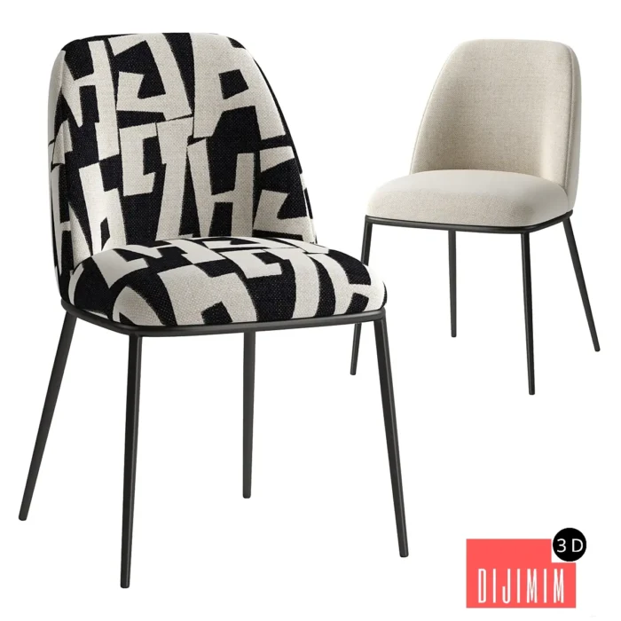 Caleb dining chair. Eichholtz - Görsel 1