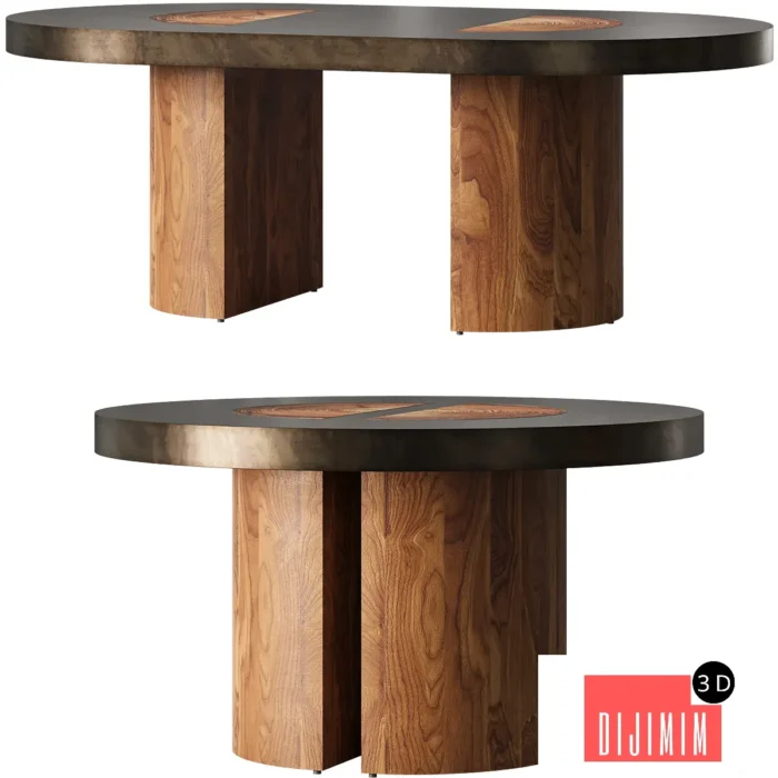 Acacius dining table by arhaus - Görsel 1