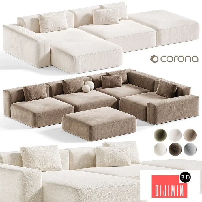 Modular Sofa BON ONE 33, Modular sofa - Görsel 1