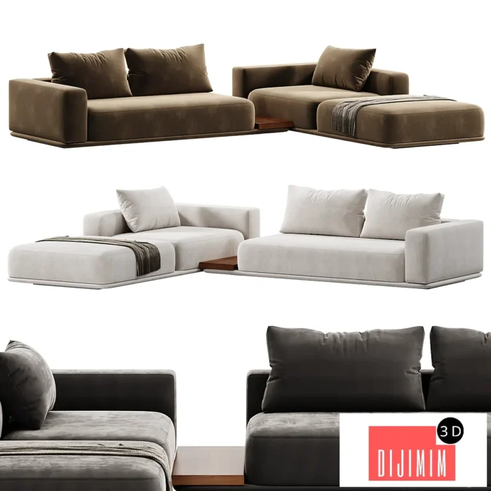 Minotti Horizonte Modular Sofa - Görsel 1