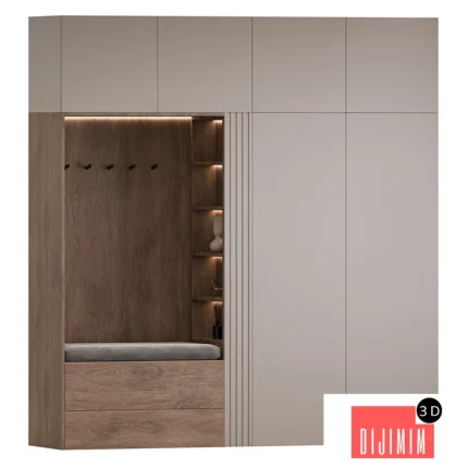 Wardrobe in the hallway5