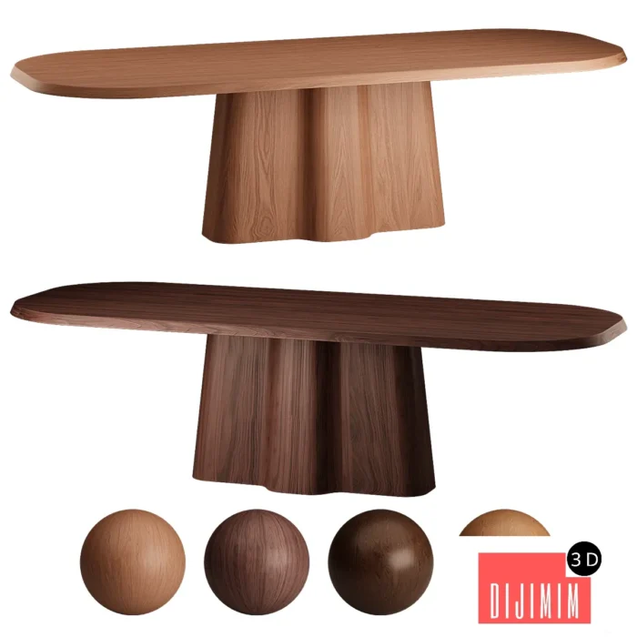 Kyoto Rectangular Dining Table by rh.com - Görsel 1