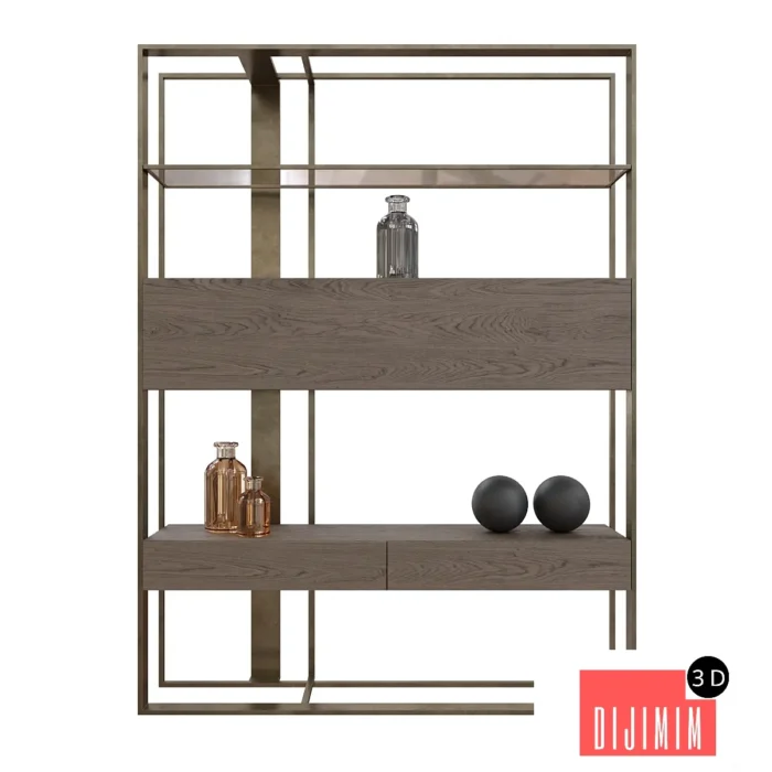 Mod Bookcase Shake Design - Görsel 1