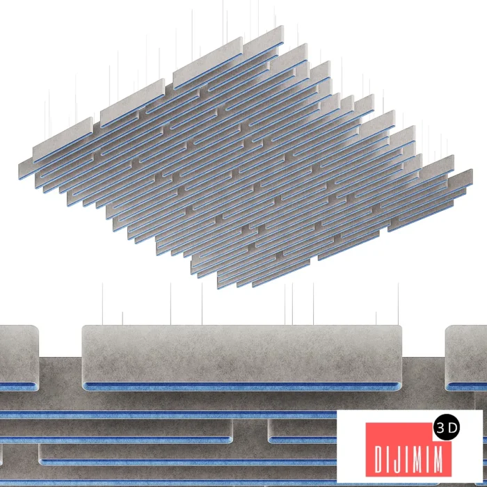 Warp Acoustic Ceiling Baffle - Görsel 1