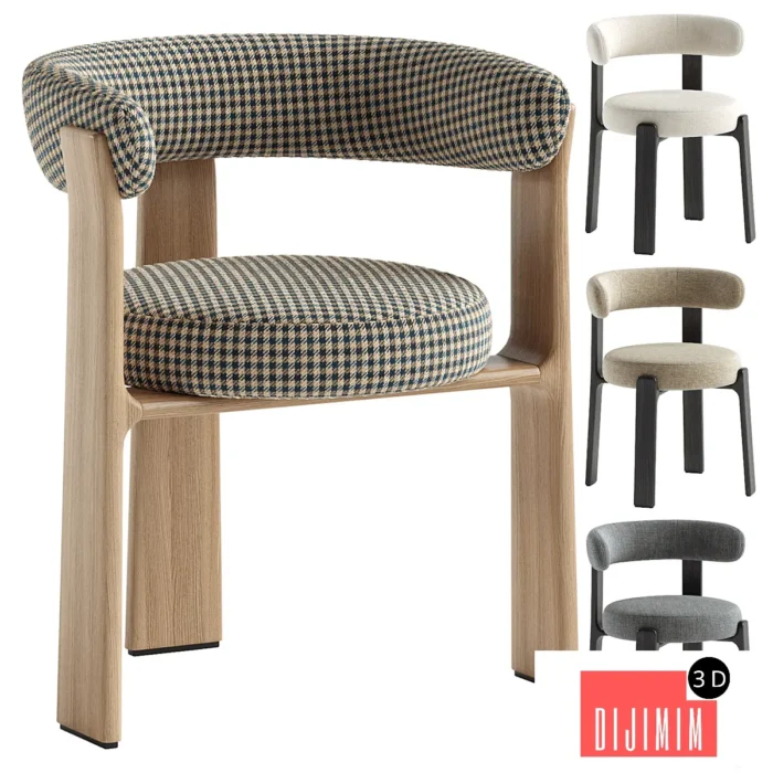 Granite chair - Görsel 1