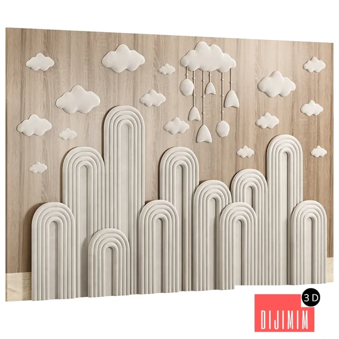 Headboard 3d Wall Panel - Görsel 1