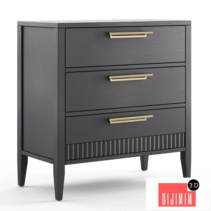 Moon Chest of Drawers Dantone Home - Görsel 1
