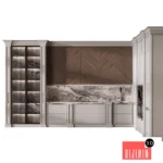 Kitchen in neoclassical style 82