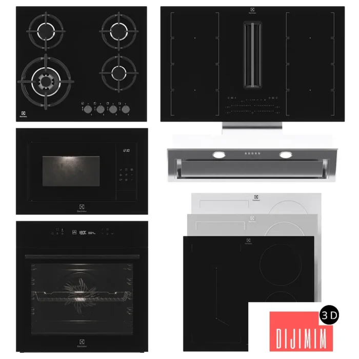 Electrolux kitchen appliances set 03 - Görsel 1