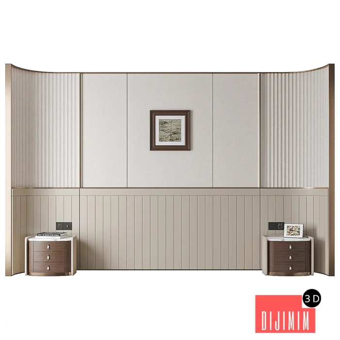 Headboard Wall 008 - Görsel 1