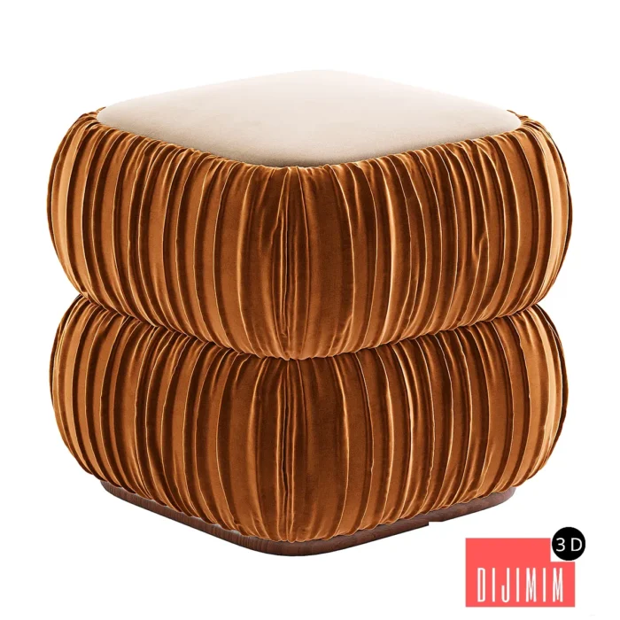 Tabitha Footstool - Görsel 1