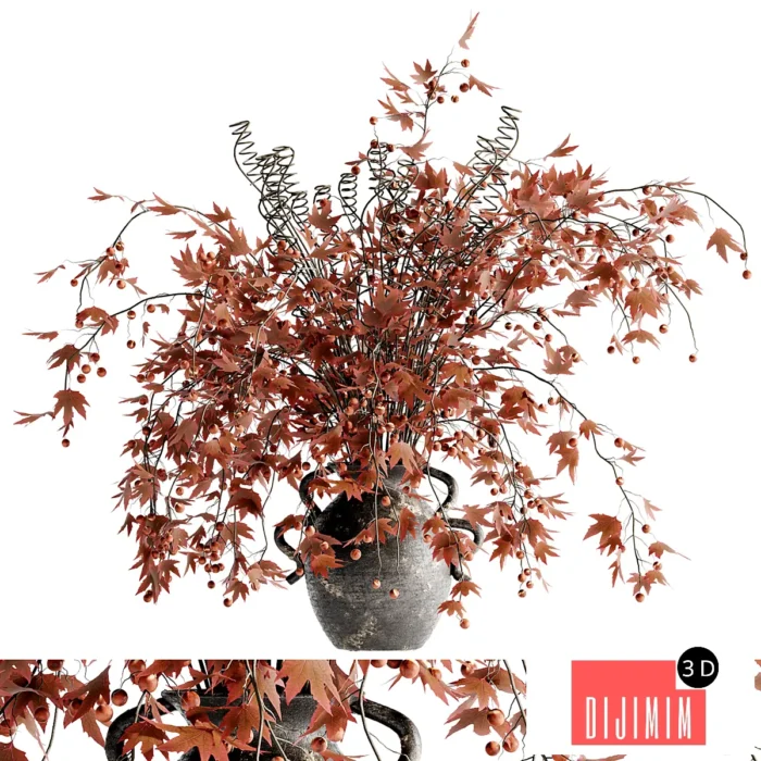Red Maple Bouquet 04 - Görsel 1