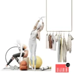 Showcase for a sports store
