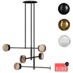 Chandelier from Visual Comfort Melange 54 Multi-Positional