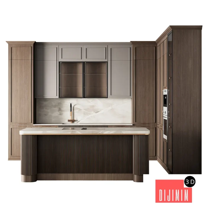 neoclassic kitchen 17 - Görsel 1