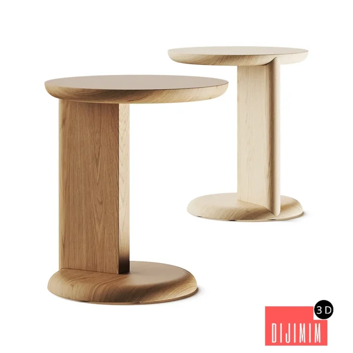 Tribù Amanu C-table Dia Side Table - Görsel 1