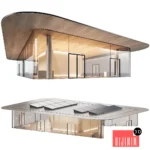 Commercial building 7. Exhibition salon store. Showroom. Museum.