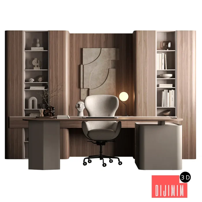 Boss Desk - Office Furniture 807 - Görsel 1
