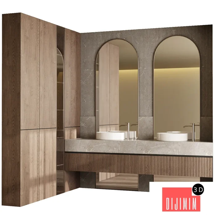 Bathroom furniture by Fauset Bathroom 160 - Görsel 1