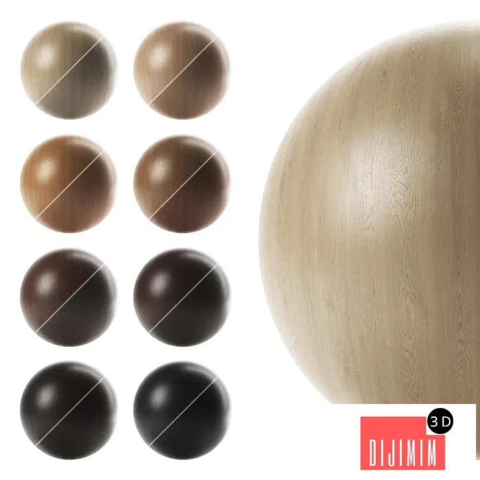 Wood Texture Set 039 - Görsel 1