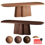 Kyoto Rectangular Dining Table by rh.com