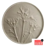 Botanical bas-relief